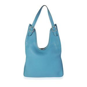 Hermes Bleu Jean Togo Massai 32 PHW